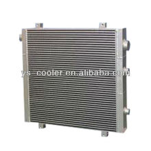 aluminum fin type heat exchanger for screw compressor